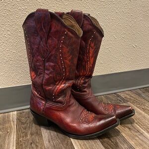 Circle G Women’s Red Cowboy Boots